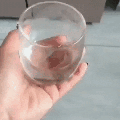 Plastic to glass in funny gifs