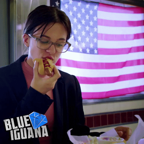 Blue Iguana GIF