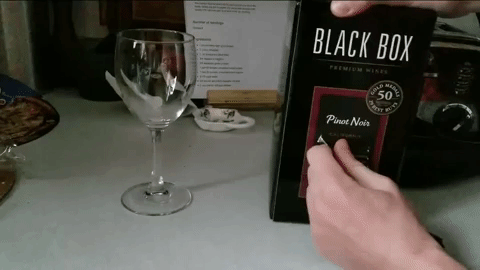 Black Box Red Wine Opening