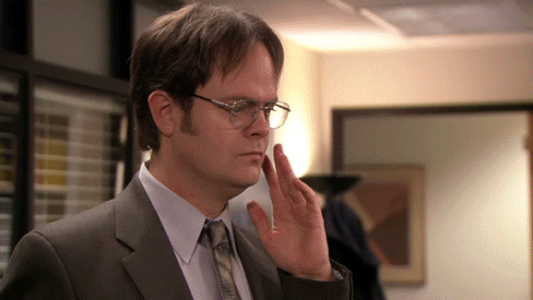  Dwight agreeing