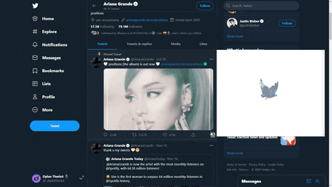Extension button clicked