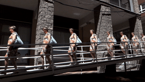 Loop People GIF by A. L. Crego