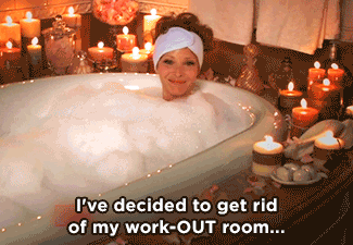 Bathing Lisa Kudrow GIF by The Comeback HBO - Find & Share on GIPHY