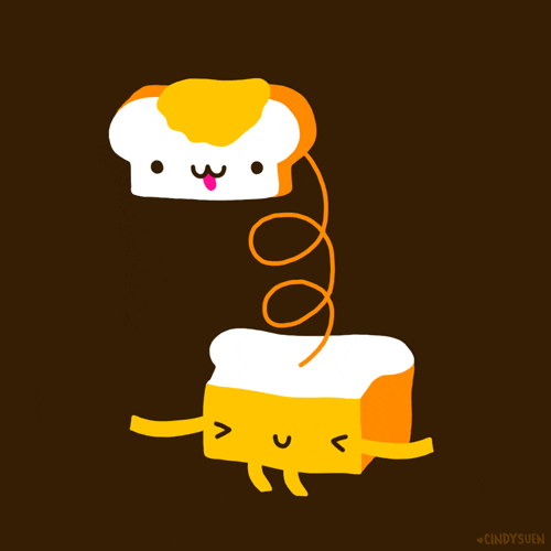 Happy Peanut Butter GIF by Cindy Suen Find & Share on GIPHY