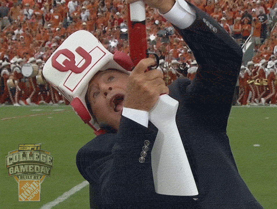Espn Oklahoma By College Gameday Find And Share On Giphy