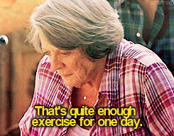 Image result for that's enough exercise gif