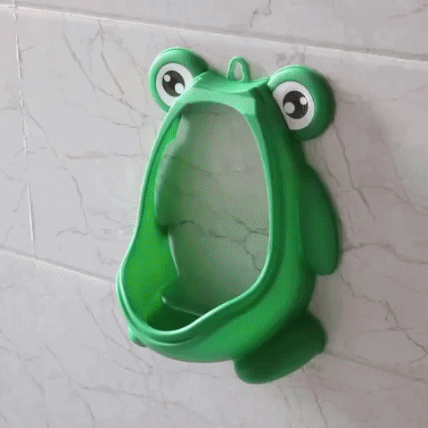 Pot d'urinoir mural grenouille pour enfants – X10 Maroc