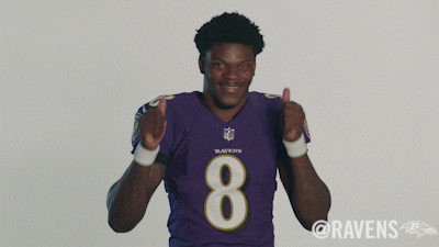 Lamar Jackson Thumbs Up GIF by Baltimore Ravens - Find & Share on GIPHY