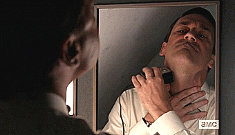 Mad Men Shaving GIF - Find & Share on GIPHY