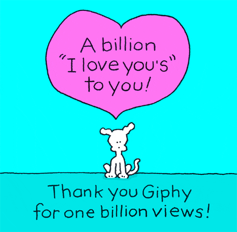 One Billion Views Thank You GIF by Chippy the Dog