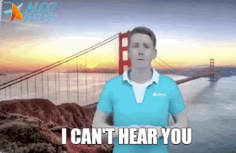 Alo7 English Hear GIF by ALO7.com