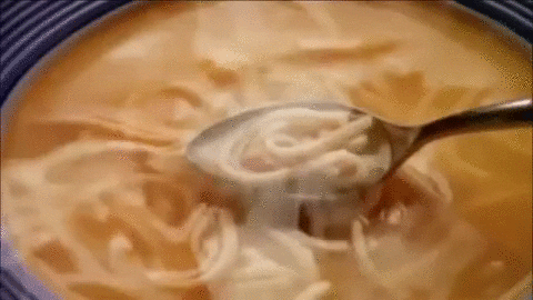 Údeninová polievka s krúpami