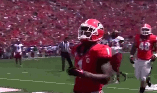 Fantasy football start your season today! Sony Michel College . College Football Rb GIF - Find & Share on GIPHY