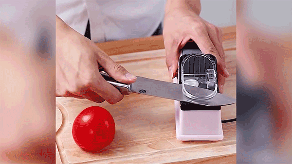 Rechargeable Multifunctional Electric Knife Sharpener, with 6 Replacea –  GizModern