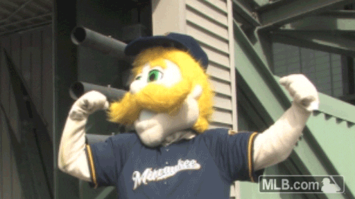 Image result for milwaukee brewers animated gif
