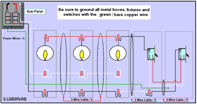 Stunning Wiring Diagram For 3 Way Switch With Multiple Lights Ideas .
