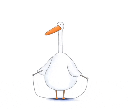 Lazy duck in funny gifs