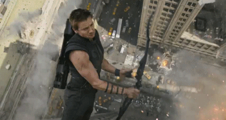 Image result for hawkeye gif