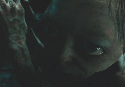 lord of the rings gollum fight gif lord of the rings gollum fight gif