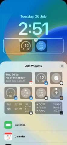 Cách thêm tiện ích vào màn hình khóa iPhone trong iOS 16