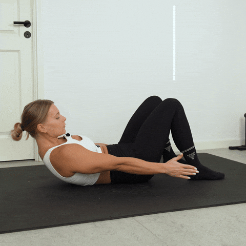 penguin sit up exercise demonstration