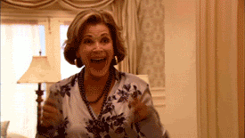 excited arrested development freak out jessica walter cant wait