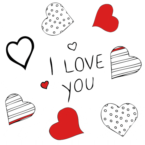 I Love You Hearts GIF by da sachin