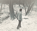 movies couple snow cold woods