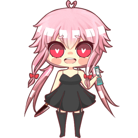 Mirai Nikki Girl Sticker For Ios Android Giphy