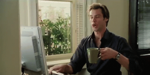 Jim Carrey Coffee GIF - Find &amp; Share on GIPHY