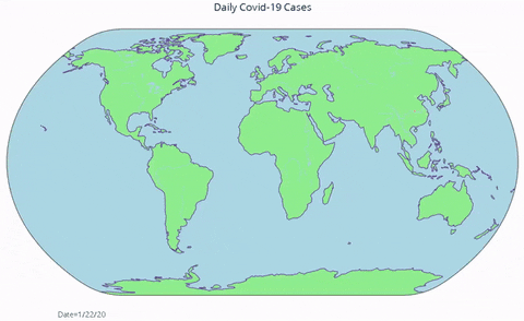 Covid-19 daily Cases Animation