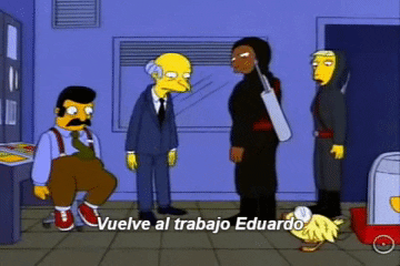 jeremyavila los simpsons vuelve al trabajao eduardo sr burns
