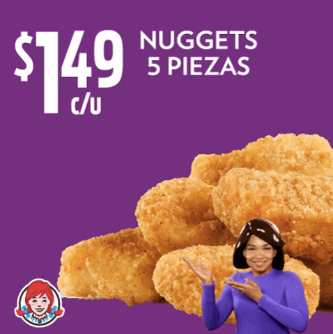 Nuggets Wendyspr GIF by Wendy's Puerto Rico