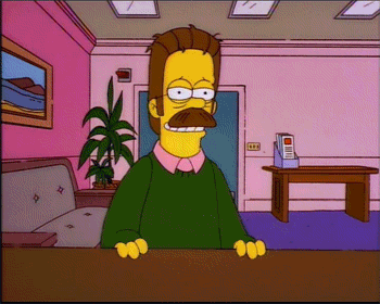 Image result for simpsons gifs ned flanders