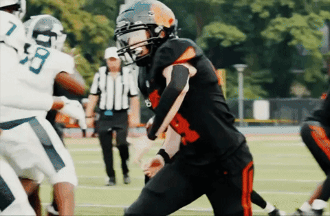 Animated football action