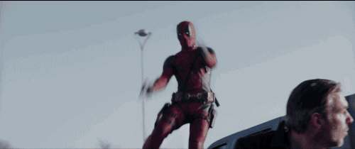Image result for deadpool action gif