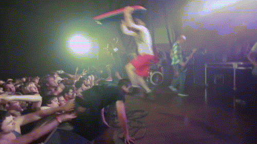 fireside bowl stage dive