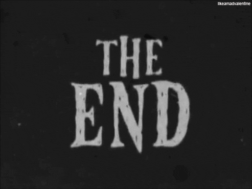 The End GIF - Find & Share on GIPHY