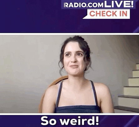 Check In Laura Marano GIF by Audacy - Find & Share on GIPHY