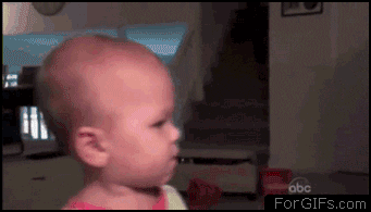 Shocked Baby GIF