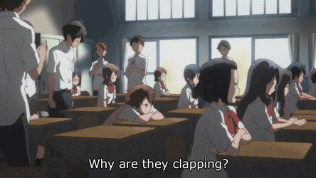 applause anime clapping spelling ga gifs demo chuunibyou animated koi shitai giphy errors drake fallon jimmy