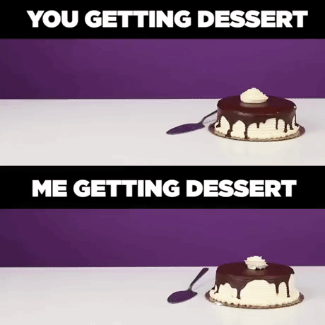 Dessert eating in funny gifs