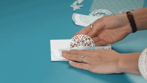 Create this DIY Moroccan Lace Card!