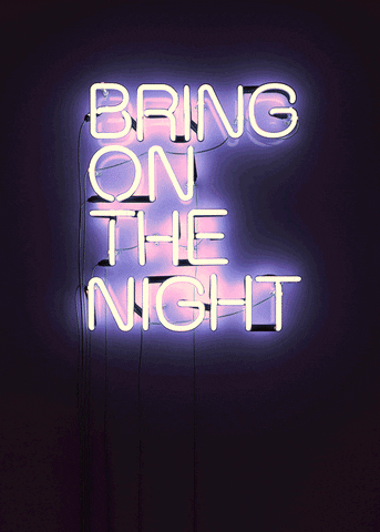 Neon Lights Night GIF
