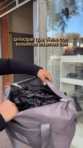 Demostraci&oacute;n del bolso extensible