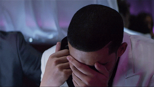 Drake crying