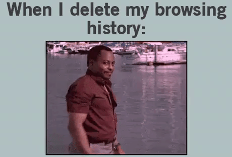 After Deleting Brower History in funny gifs