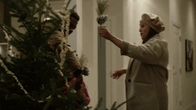 Christmas Tree Popcorn GIF by Hallmark Channel