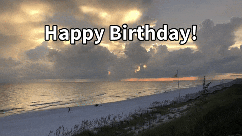 Happy Birthday GIF by 30A - Find & Share on GIPHY