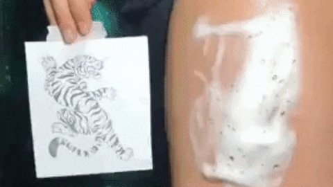 Amazing tiger tattoo